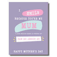 Lilac Smile Mother's Day Card